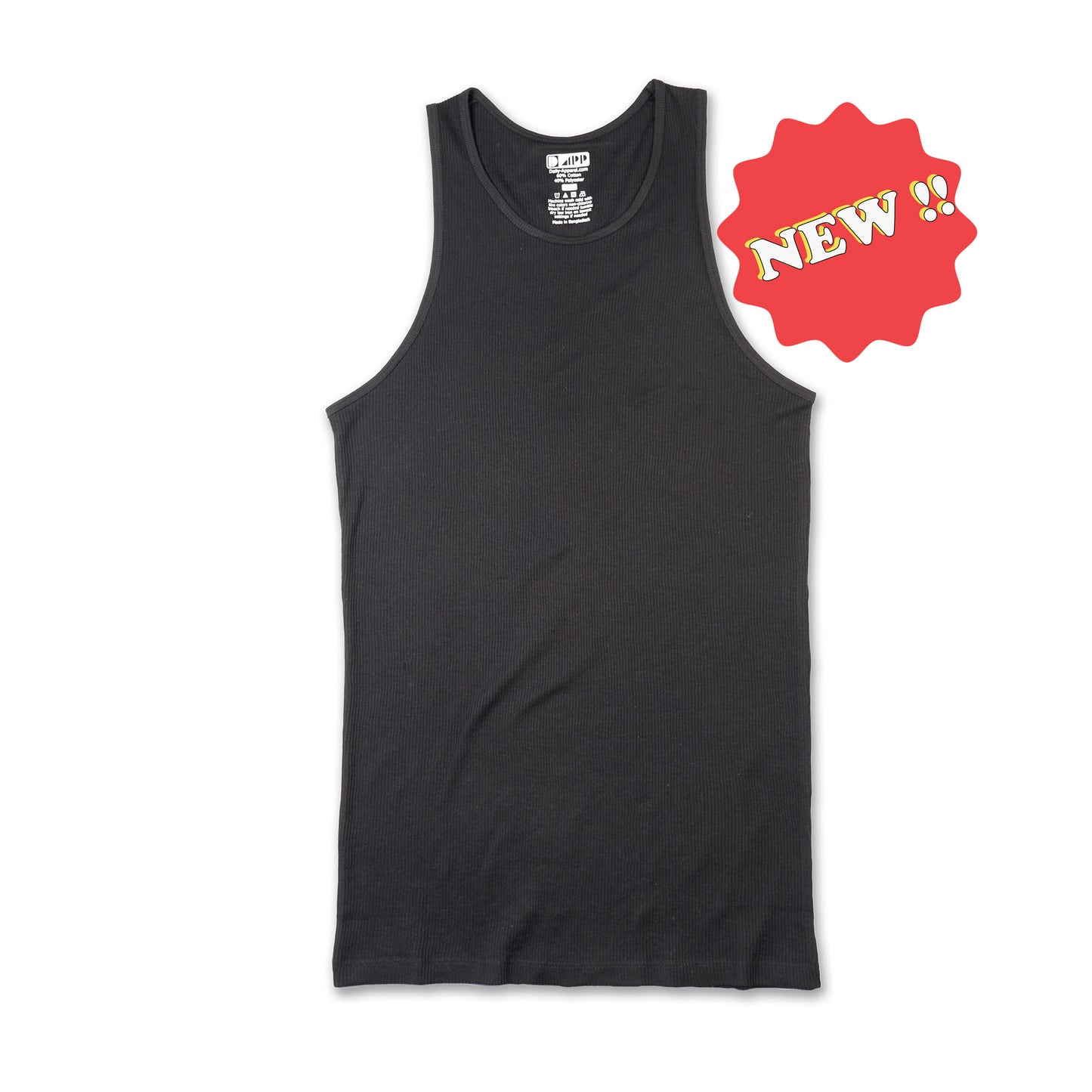 Men's Ringspun 2X2 Rib Tank Tops