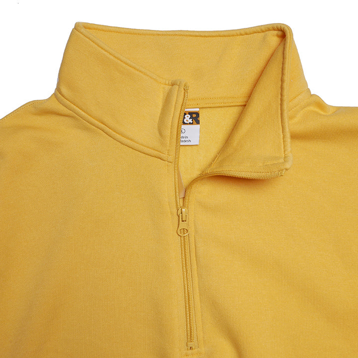 Men's Loose Fit Half Zip Fleece top