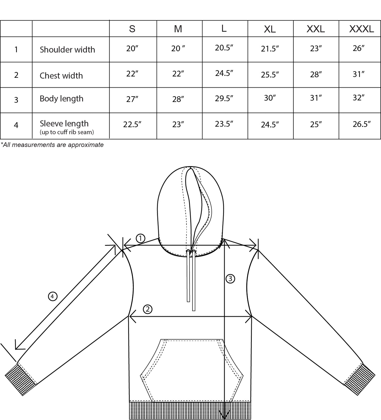 Men's Loose Fit Fleece Classic Hoodie