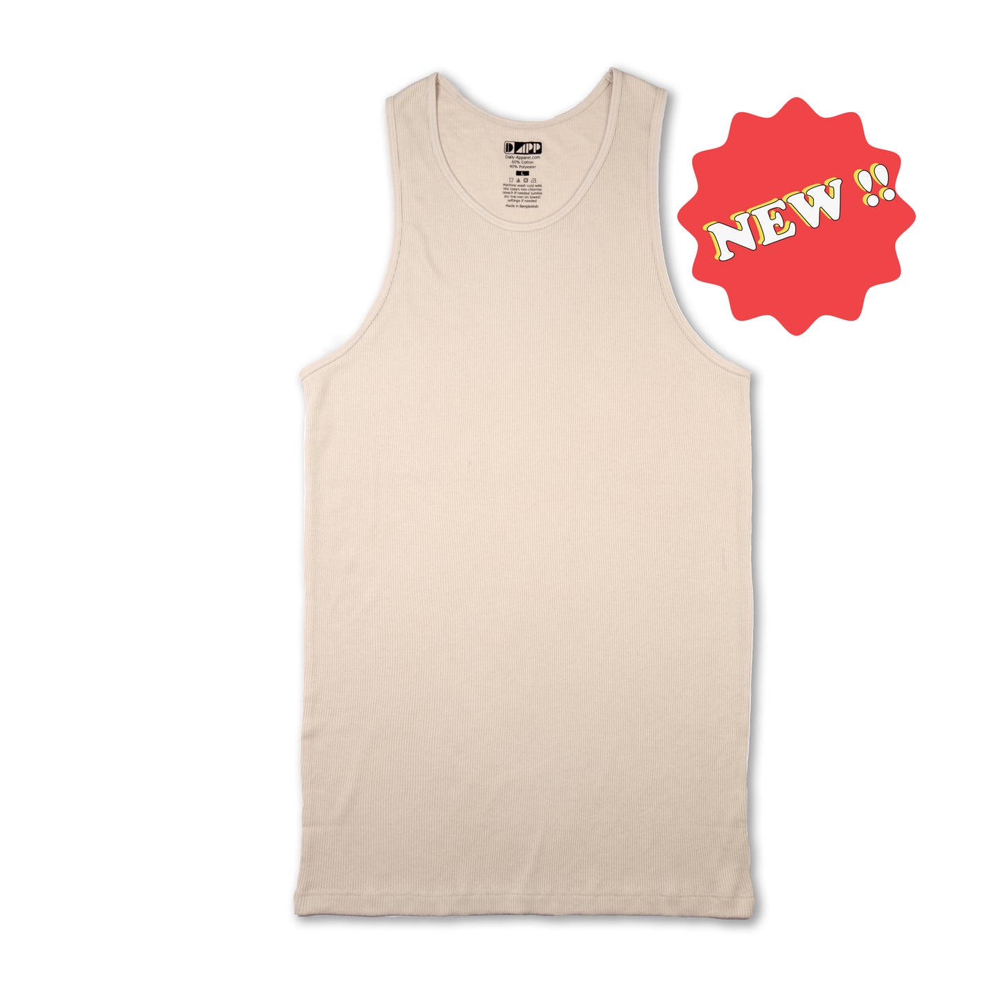 Men's Ringspun 2X2 Rib Tank Tops