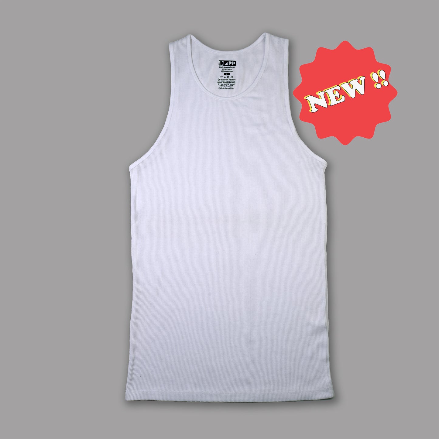 Men's Ringspun 2X2 Rib Tank Tops