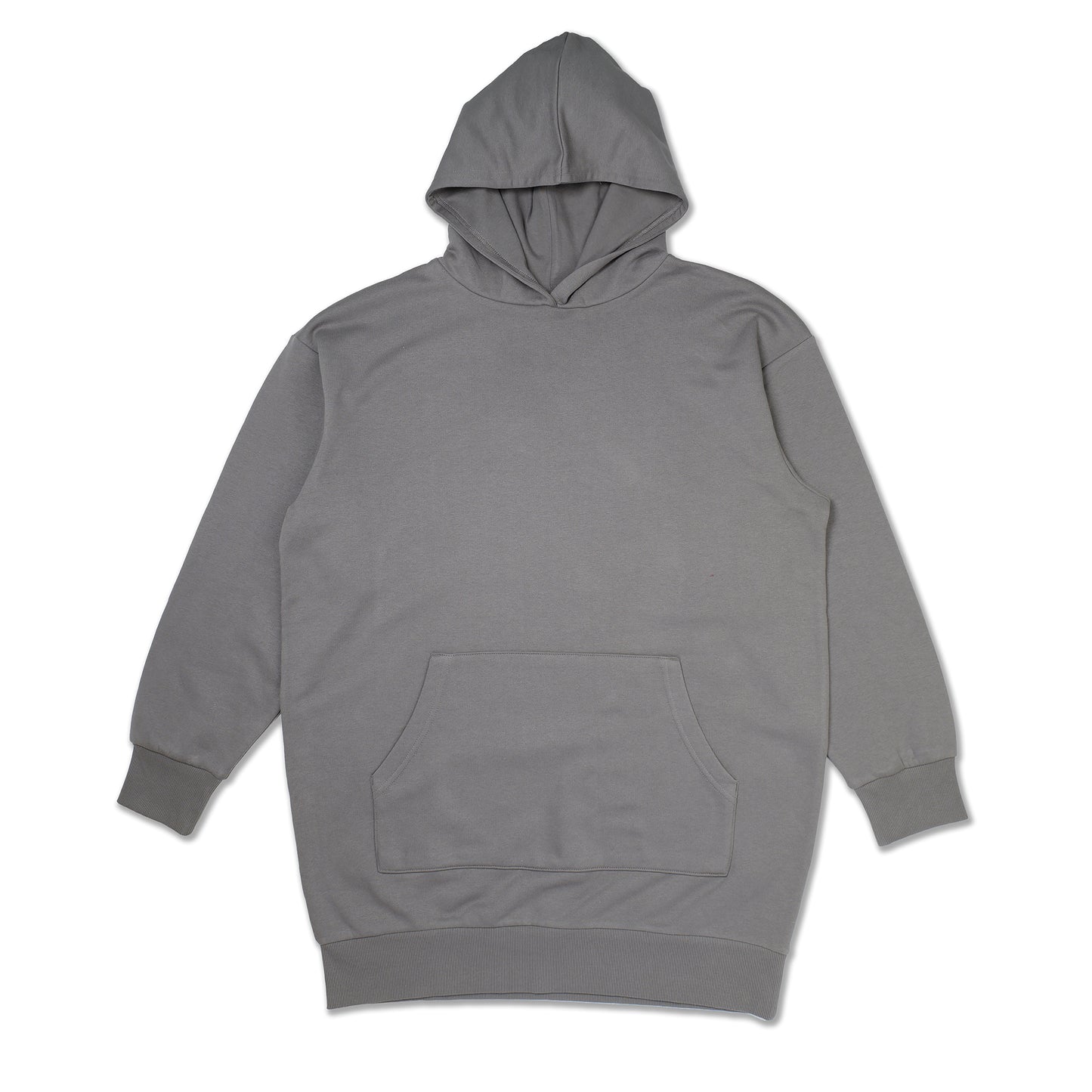 Women's Long Loose Fit Fleece Hoodie Dress