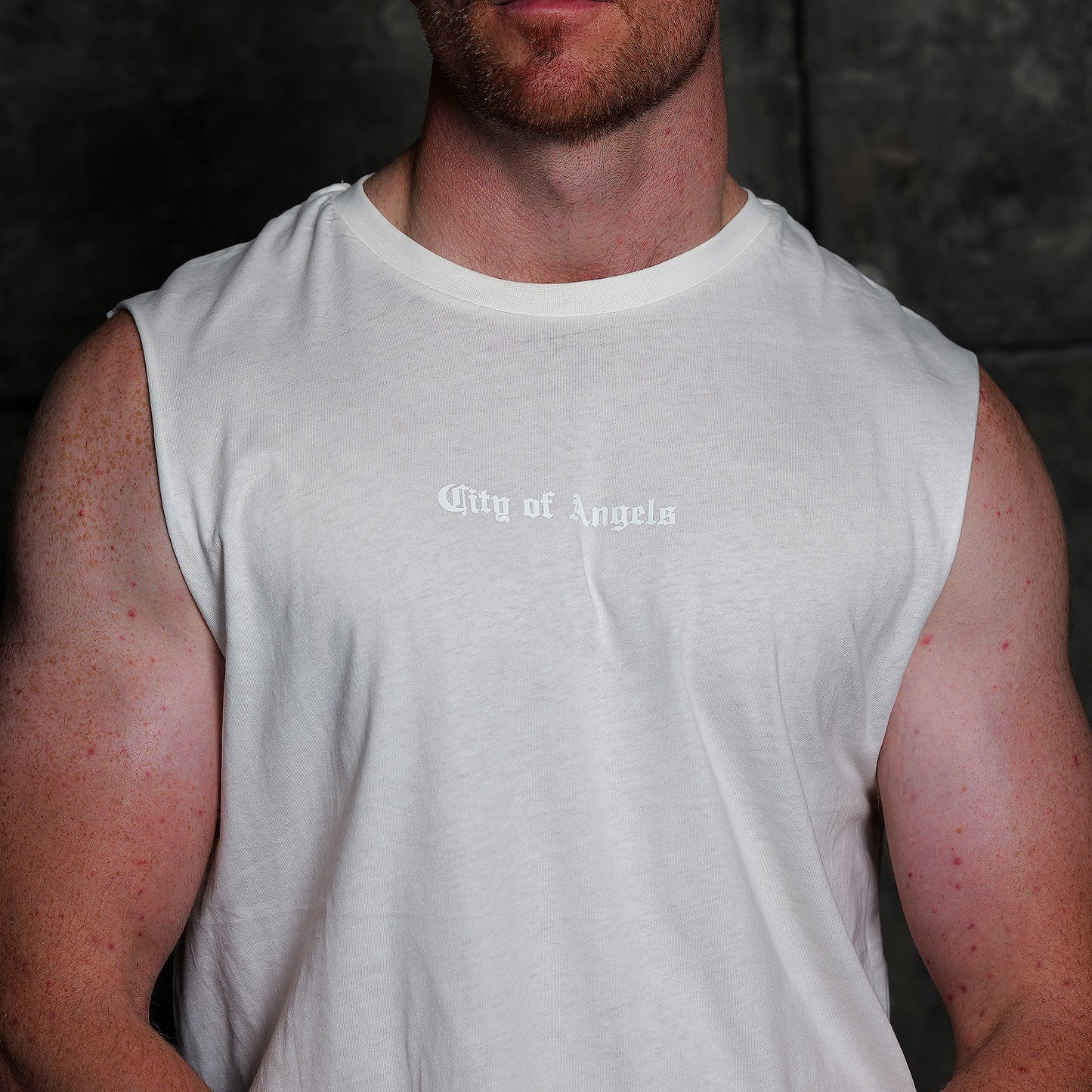 Men's 100 % Cotton Sleeveless Muscle shirt