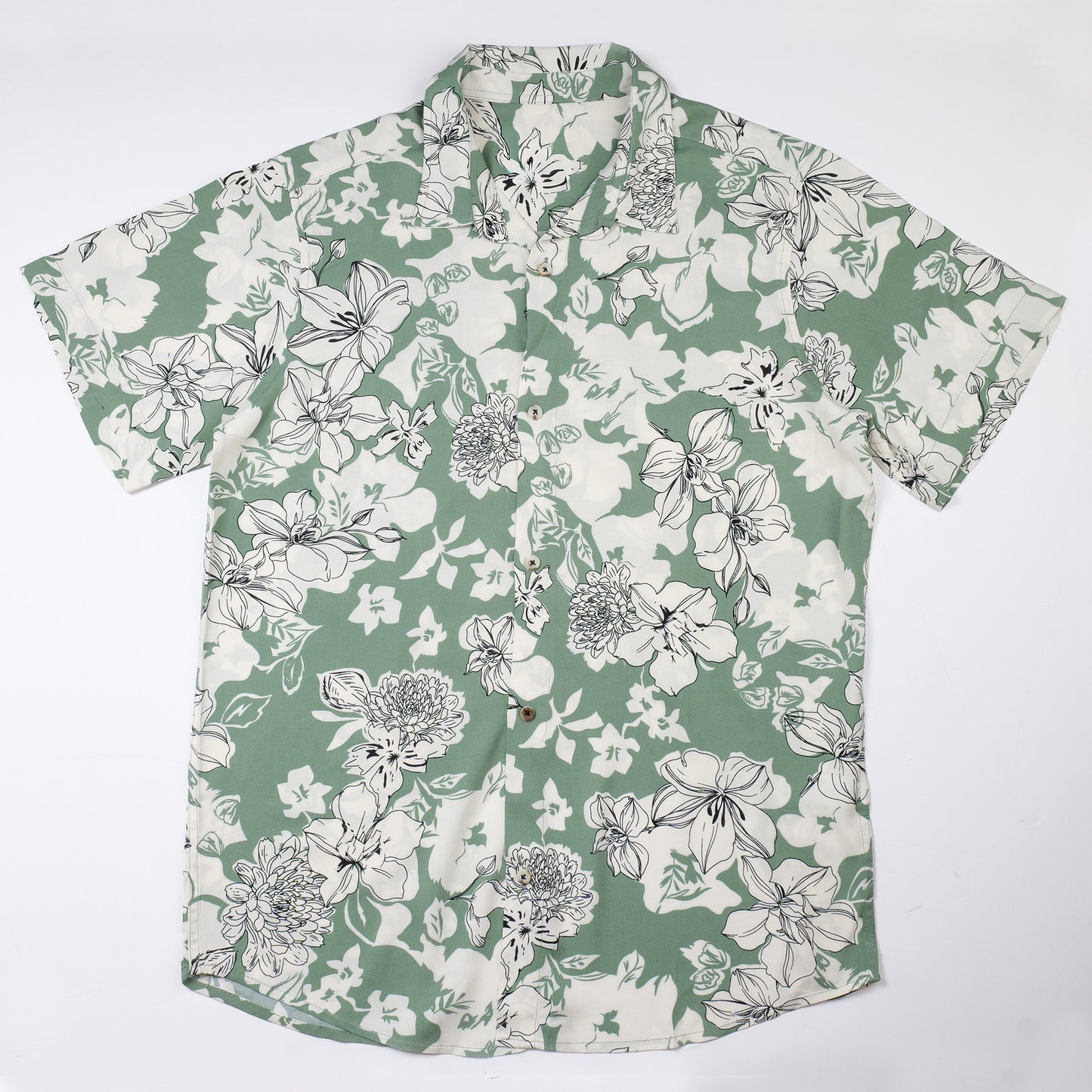 Men's Slim Fit Short Sleeve Hawaiian Shirt (Final Sale)