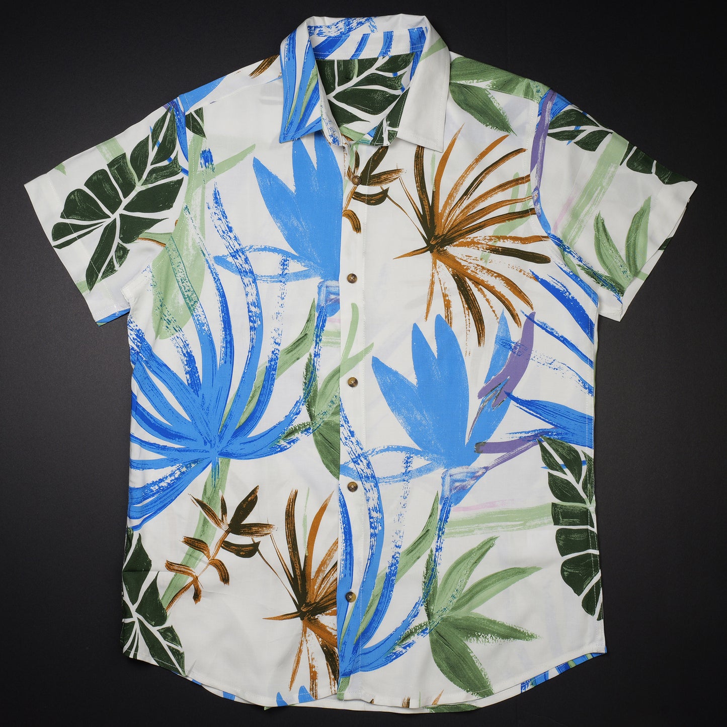 Men's Slim Fit Short Sleeve Hawaiian Shirt (Final Sale)