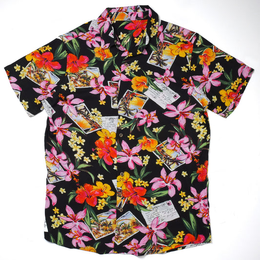 Men's Slim Fit Short Sleeve Hawaiian Shirt