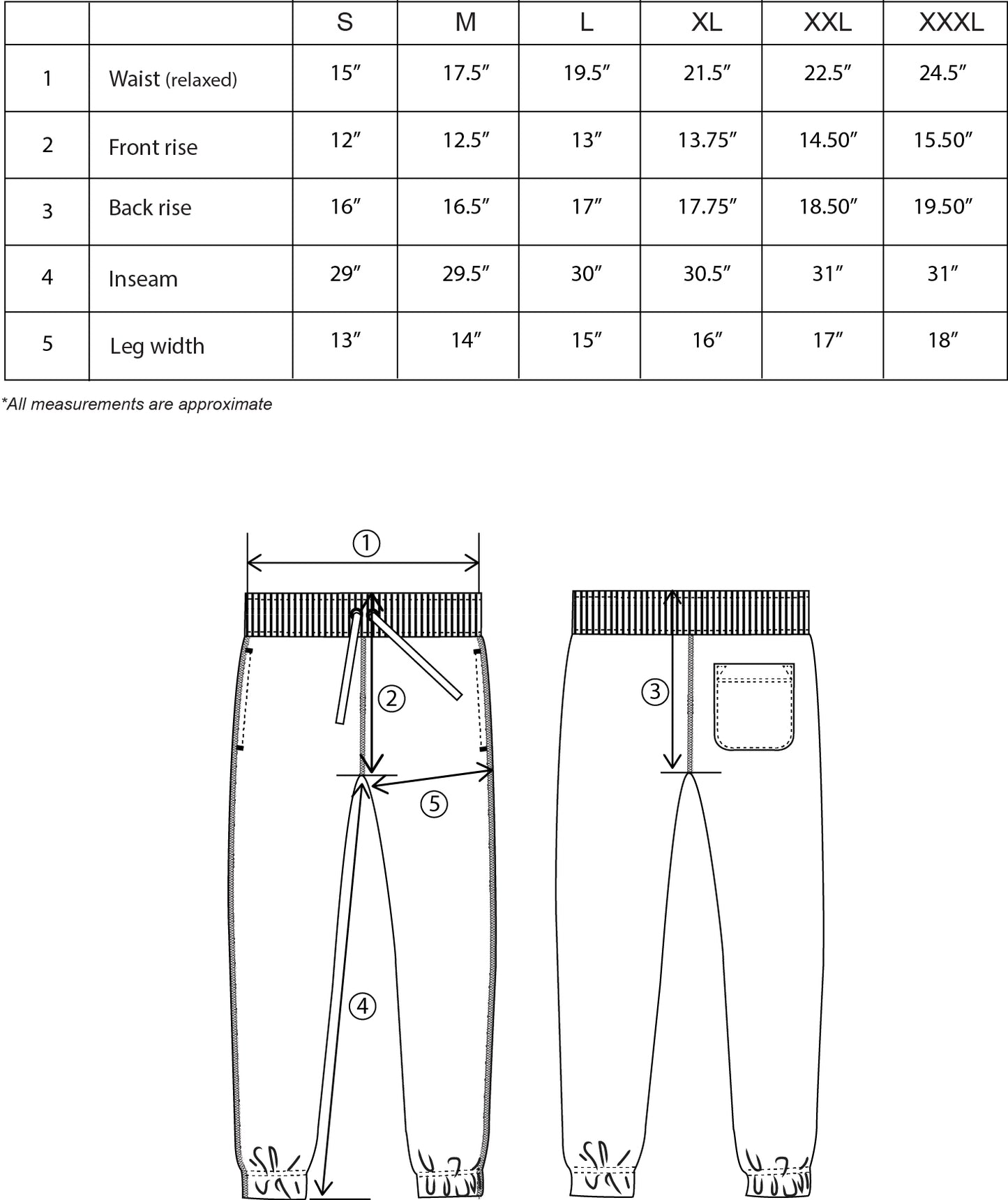 Men's Loose Fit Fleece Classic Joggers