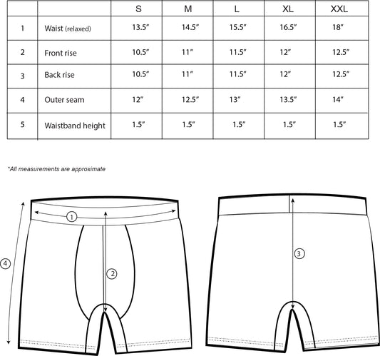 Men's Cotton Boxer Briefs (Two pack)