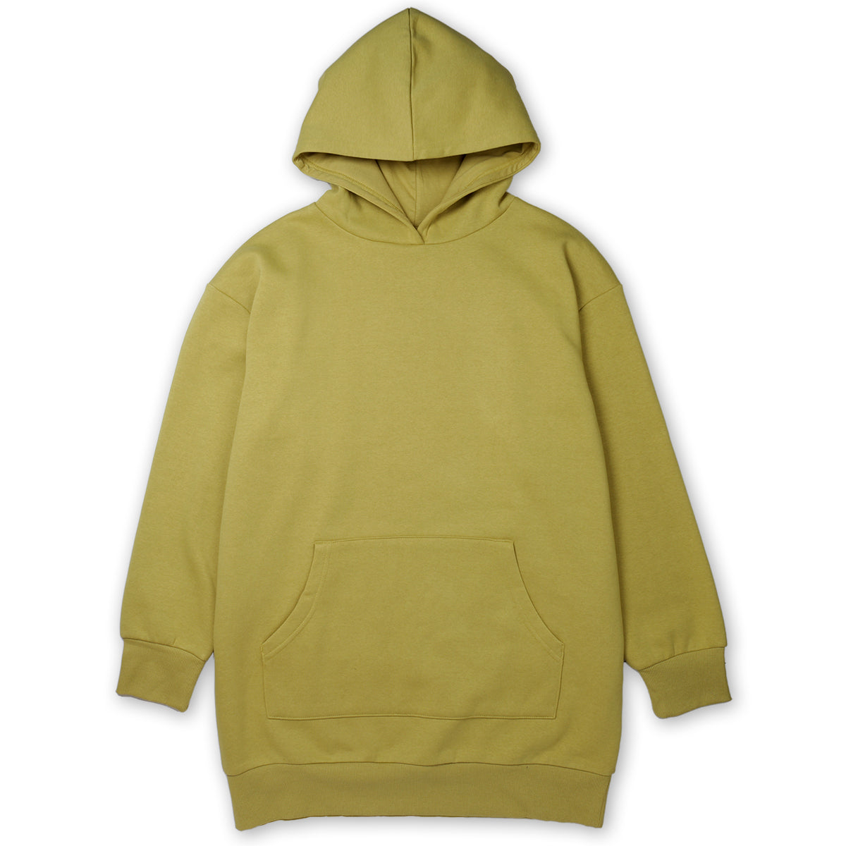 Women's Long Loose Fit  Fleece Hoodie Dress